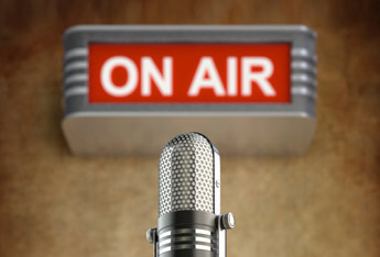 On air sign and microphone